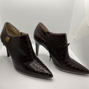 VIA SPIGA - brown leather ankle boots - 10M